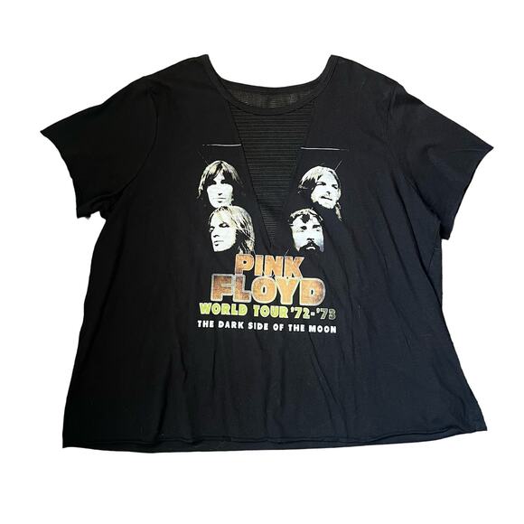 Pink Floyd Women's 2XL The Dark Side Of The Moon World Tour Graphic T-shirt NWT - Picture 1 of 4